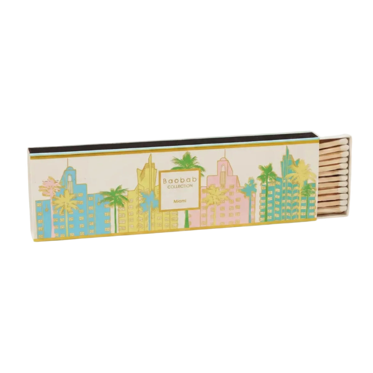 Matches Box MY FIRST BAOBAB MIAMI pastel