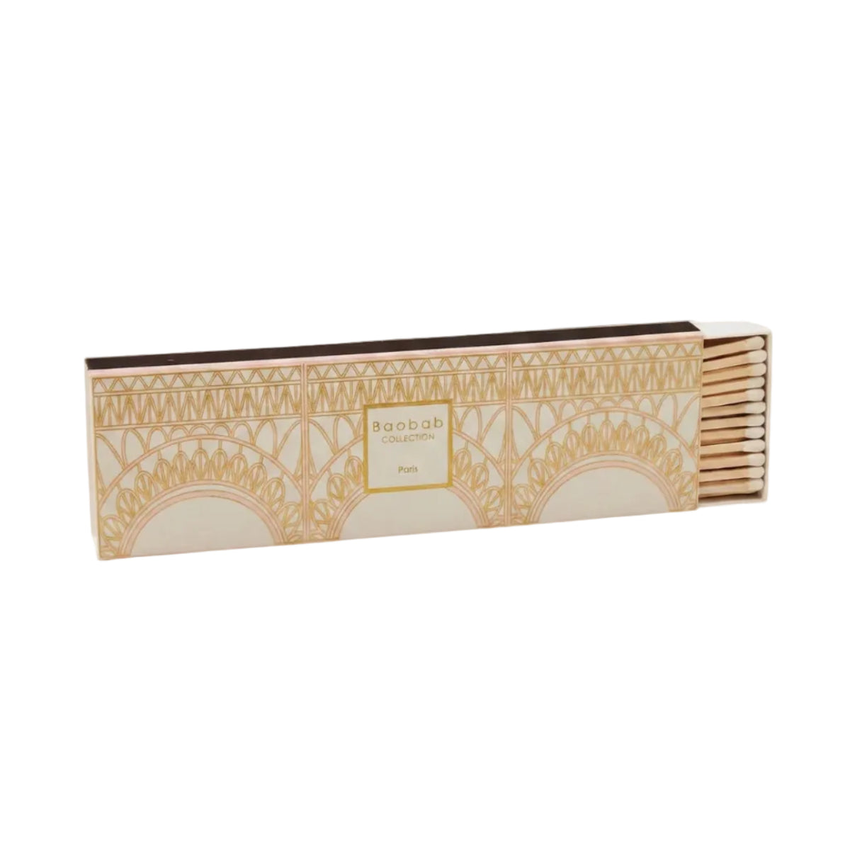 Matchbox MATCHES MY FIRST BAOBAB PARIS powder pink with gold