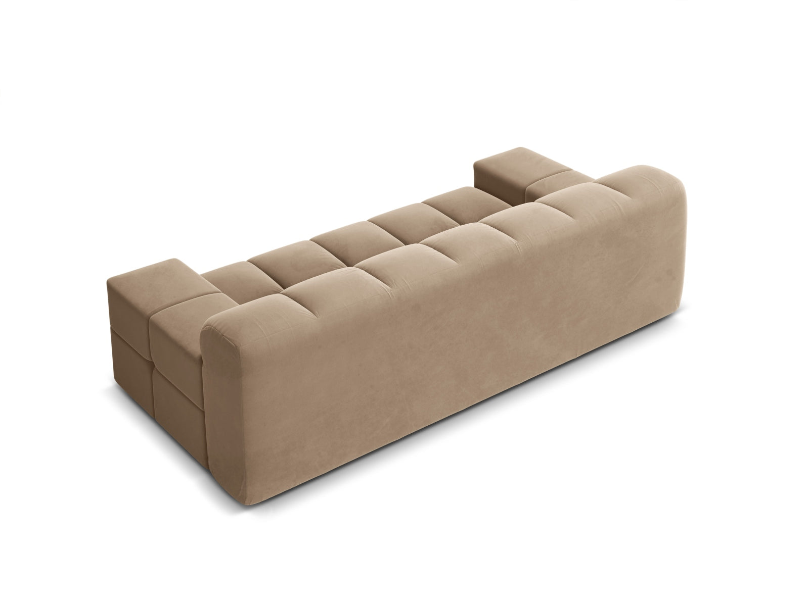 Sofa aus Samt 2-sitzig AGAVE beige