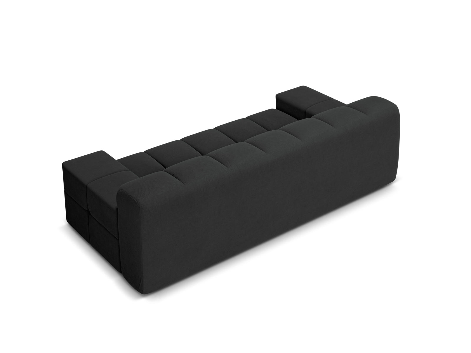 Sofa 2-sitzig AGAVE anthrazitfarbener Chenille