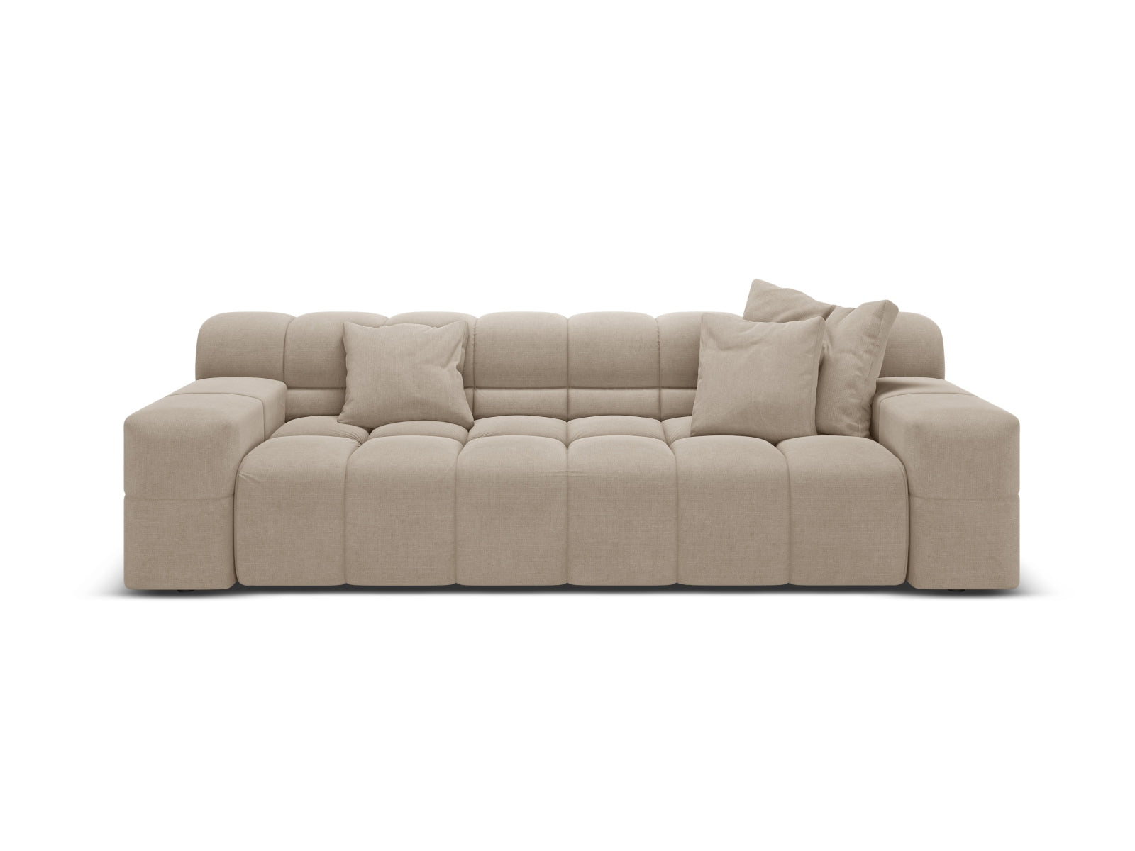Sofa 3-Sitzer AGAVE beige Chenille