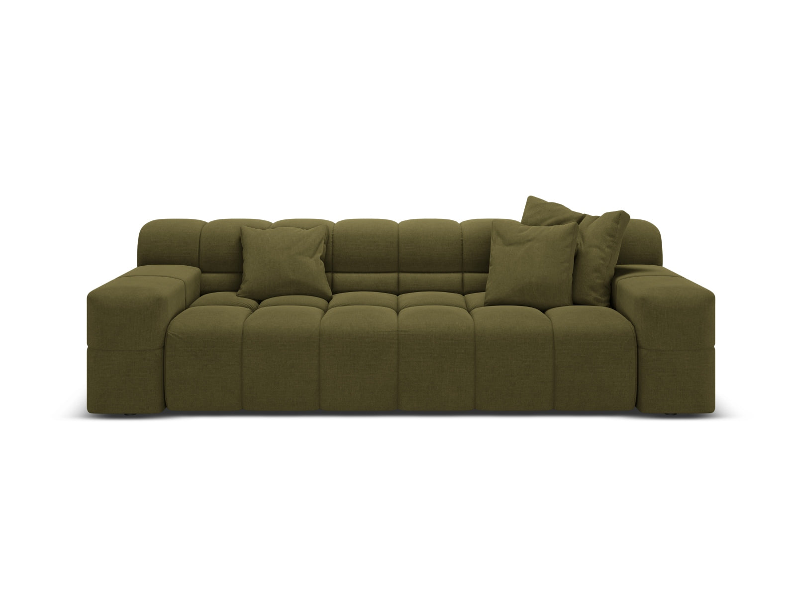 Sofa 3-Sitzer AGAVE grün Chenille
