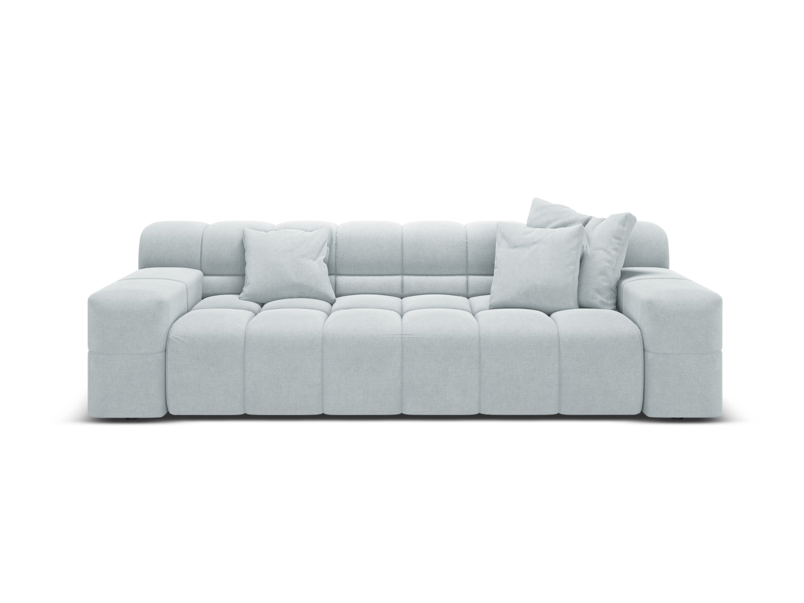 Sofa 3-sitzig AGAVE graues Chenille