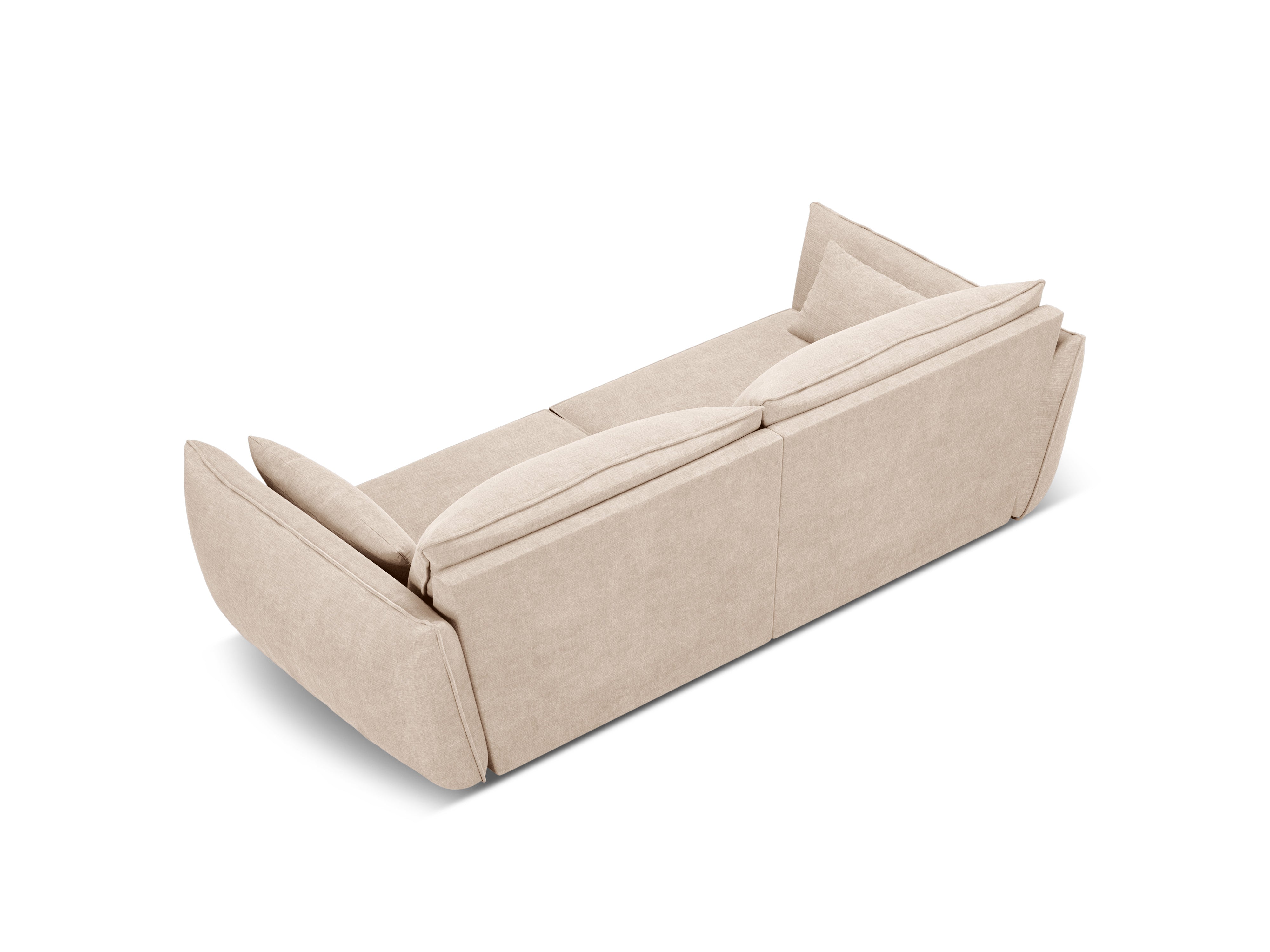 Sofa in the sofa fabric of 3rd beige Vanda