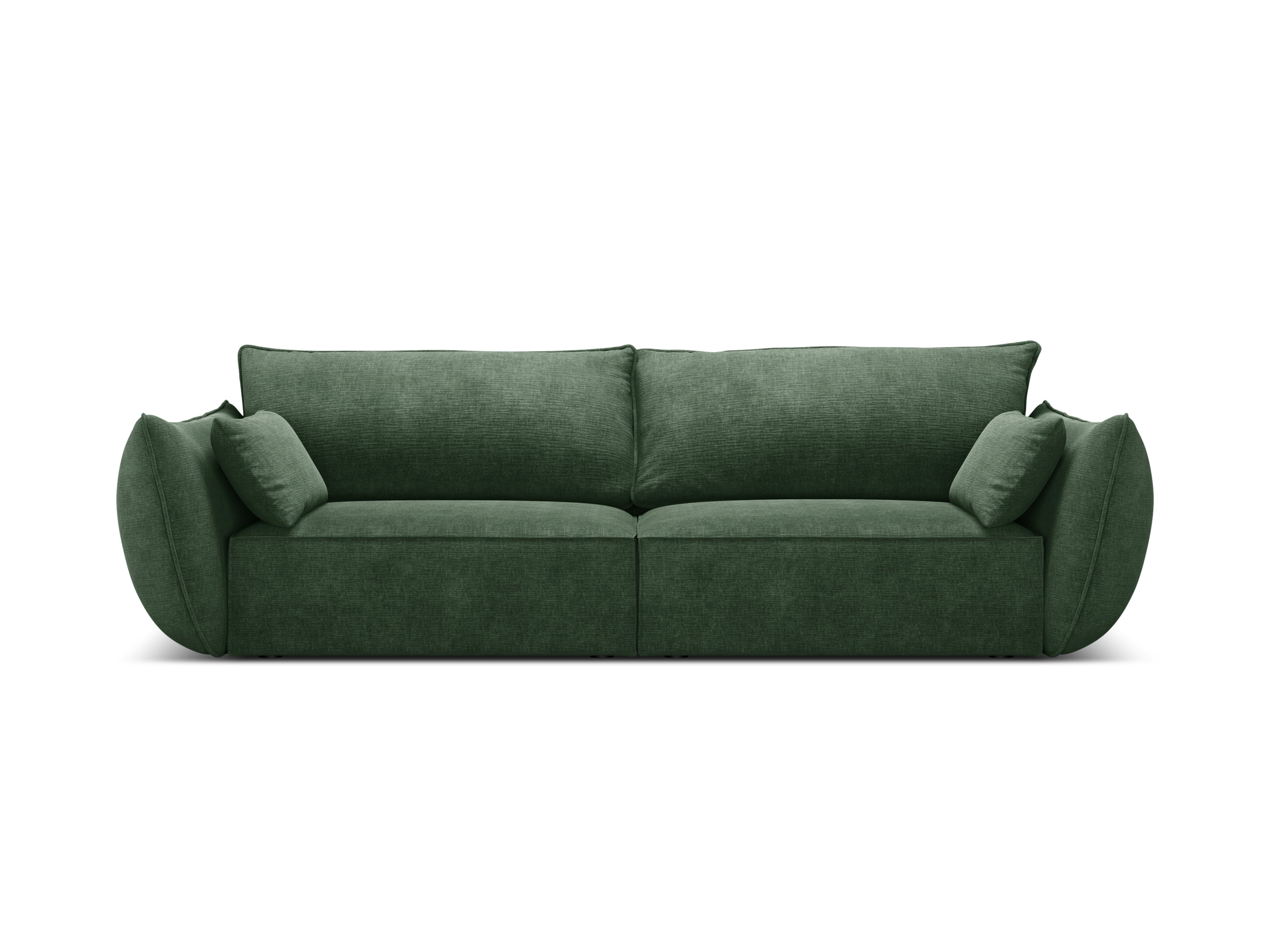 Sofa in the sofa fabric of 3rd Vanda bottle green