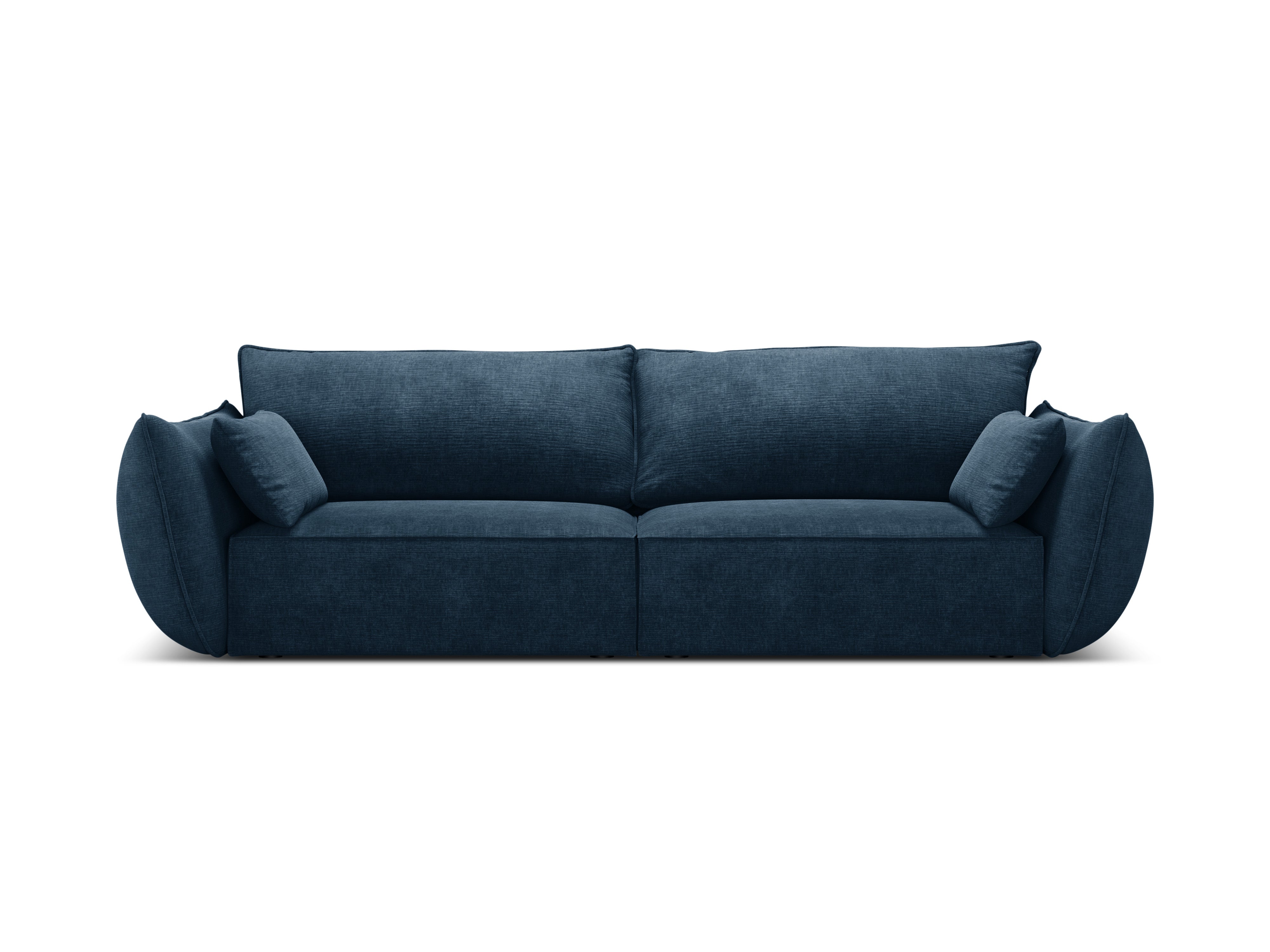 Sofa in the sofa fabric of 3rd Vanda Royal Granat