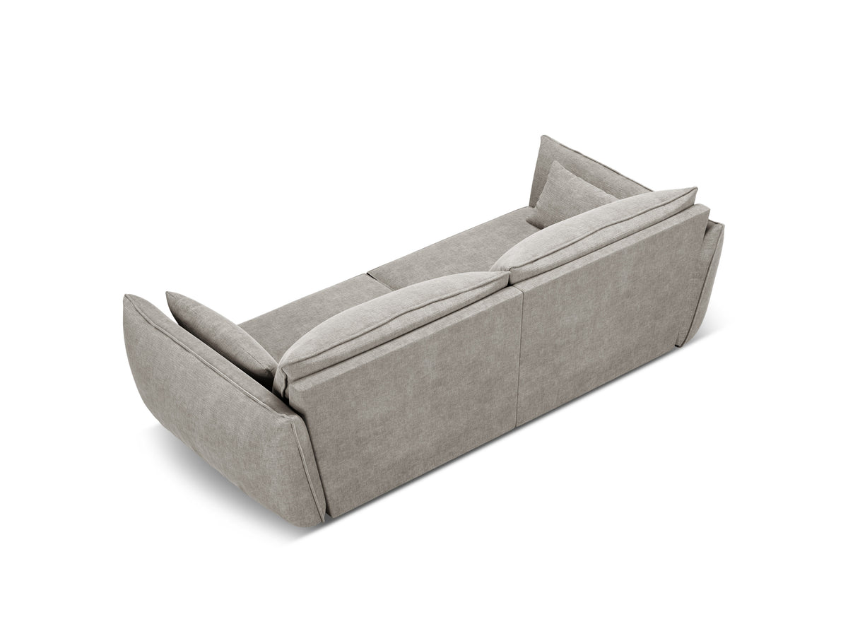 Sofa in the szenil fabric of 3rd Vanda Jasnoszary