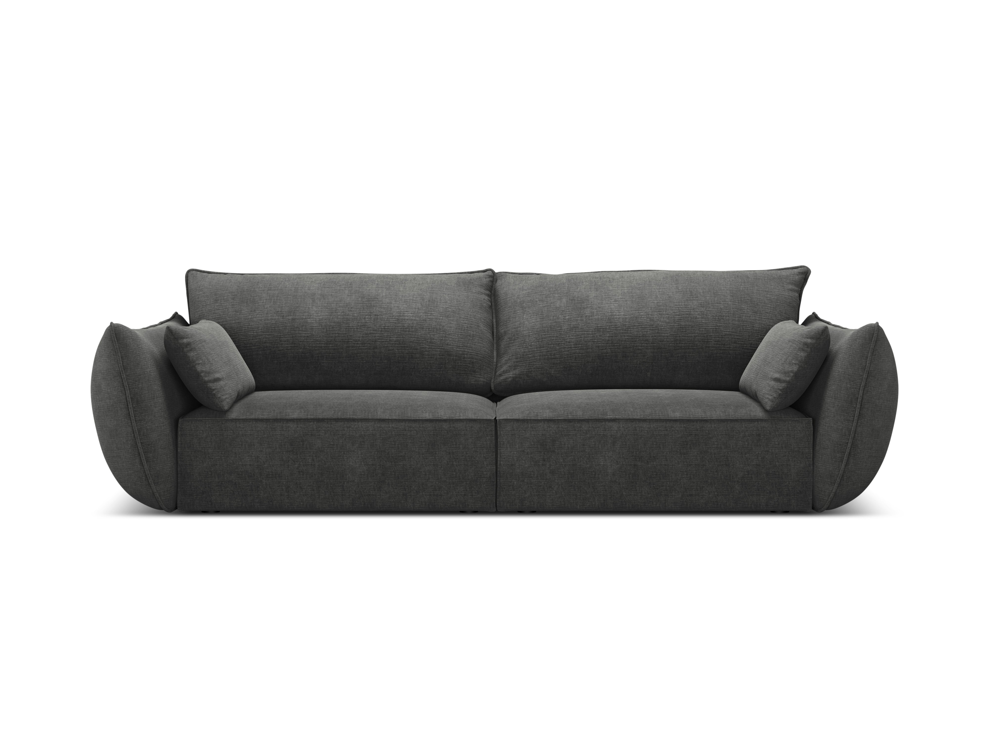 Sofa in the sofa fabric of 3rd Vanda Dark gray