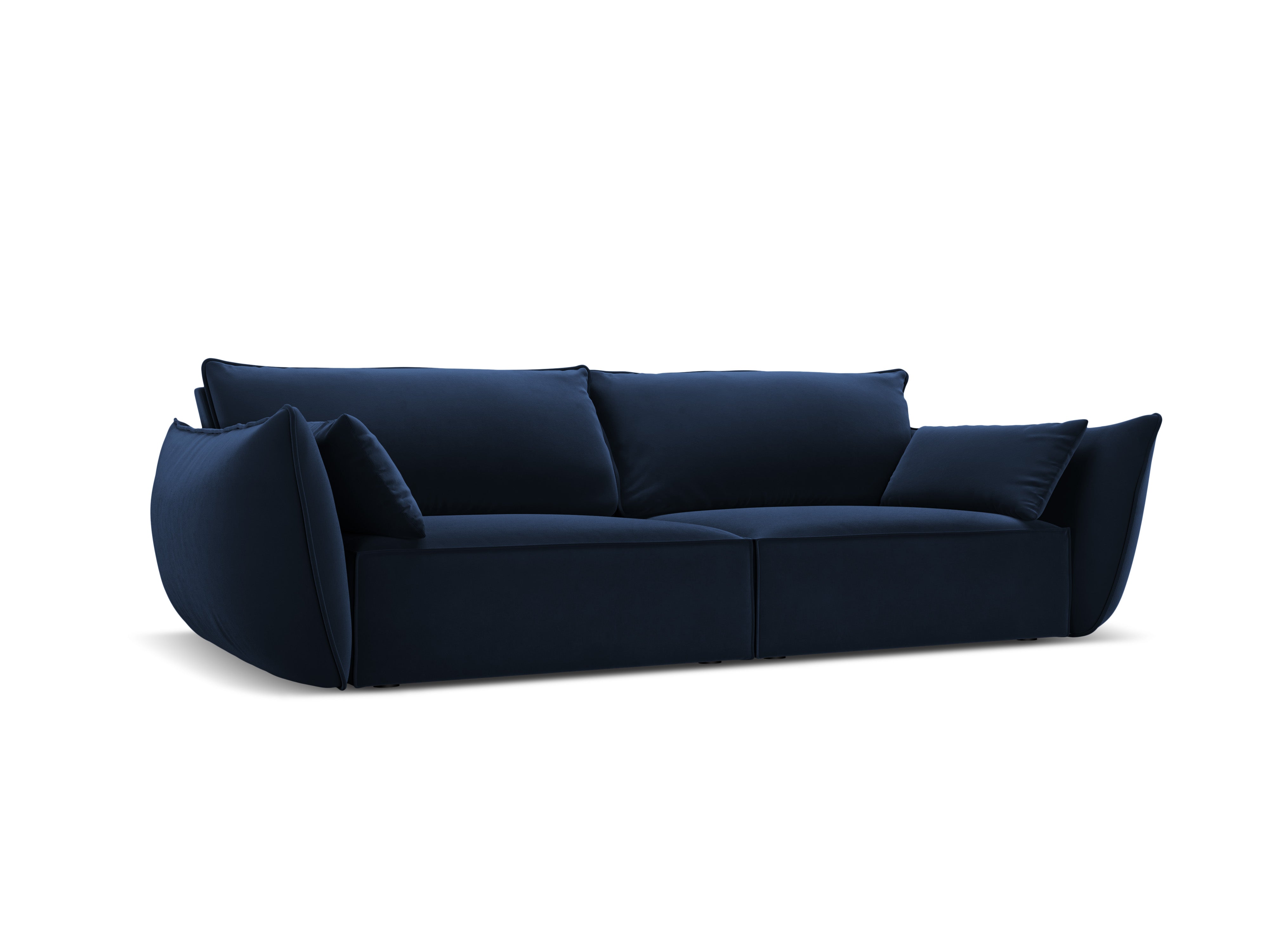 Vanda navy blue velvet sofa