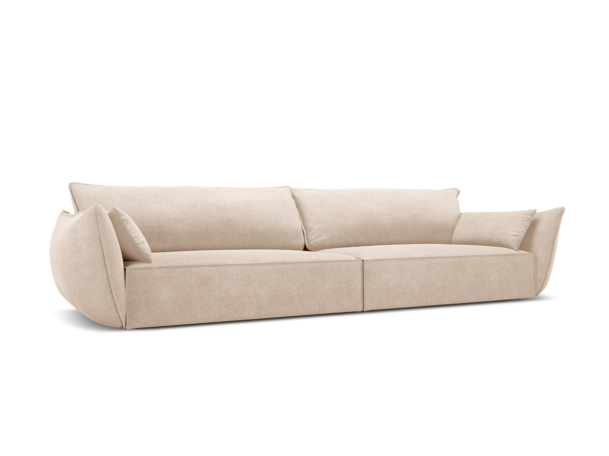 Sofa in the sofa fabric of 4-seater Vanda beige