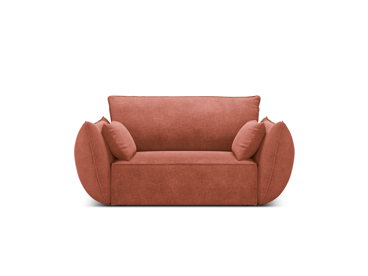 Armchair in the Vanda Terracotta Sznille fabric