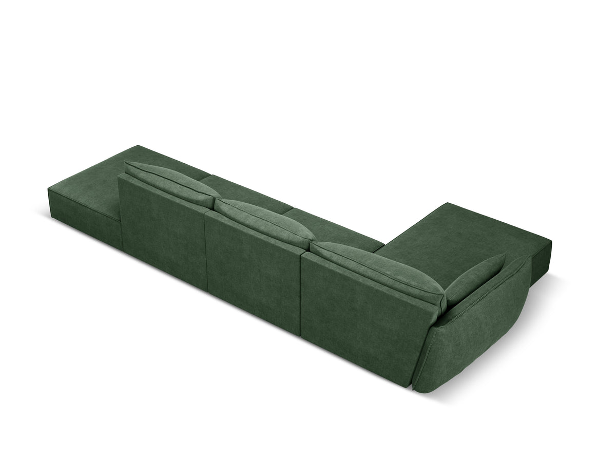 A corner in the SKINIL Fabric left -hand open Vanda bottle green