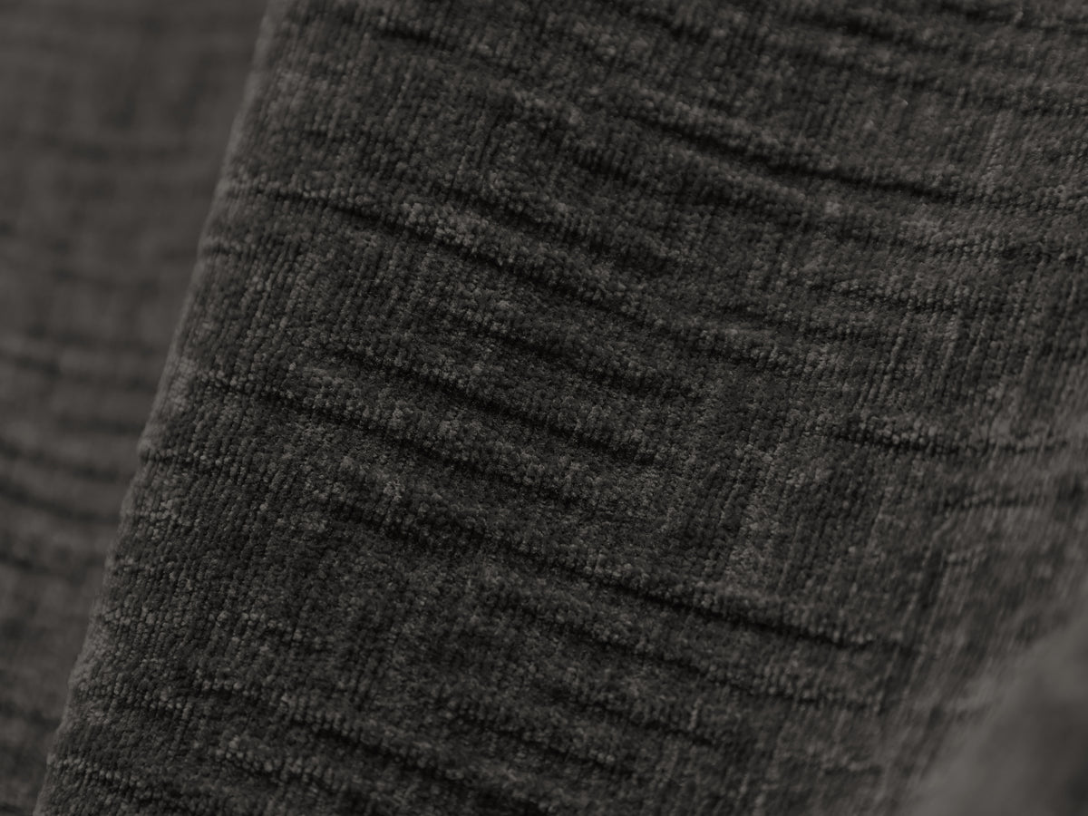 A corner in the SZENIL Fabric left -hand open Vanda dark gray