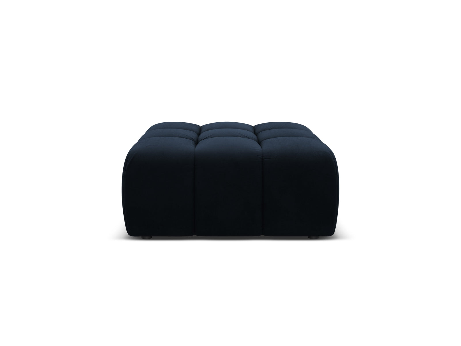 Samt Pouf AGAVE granatrot