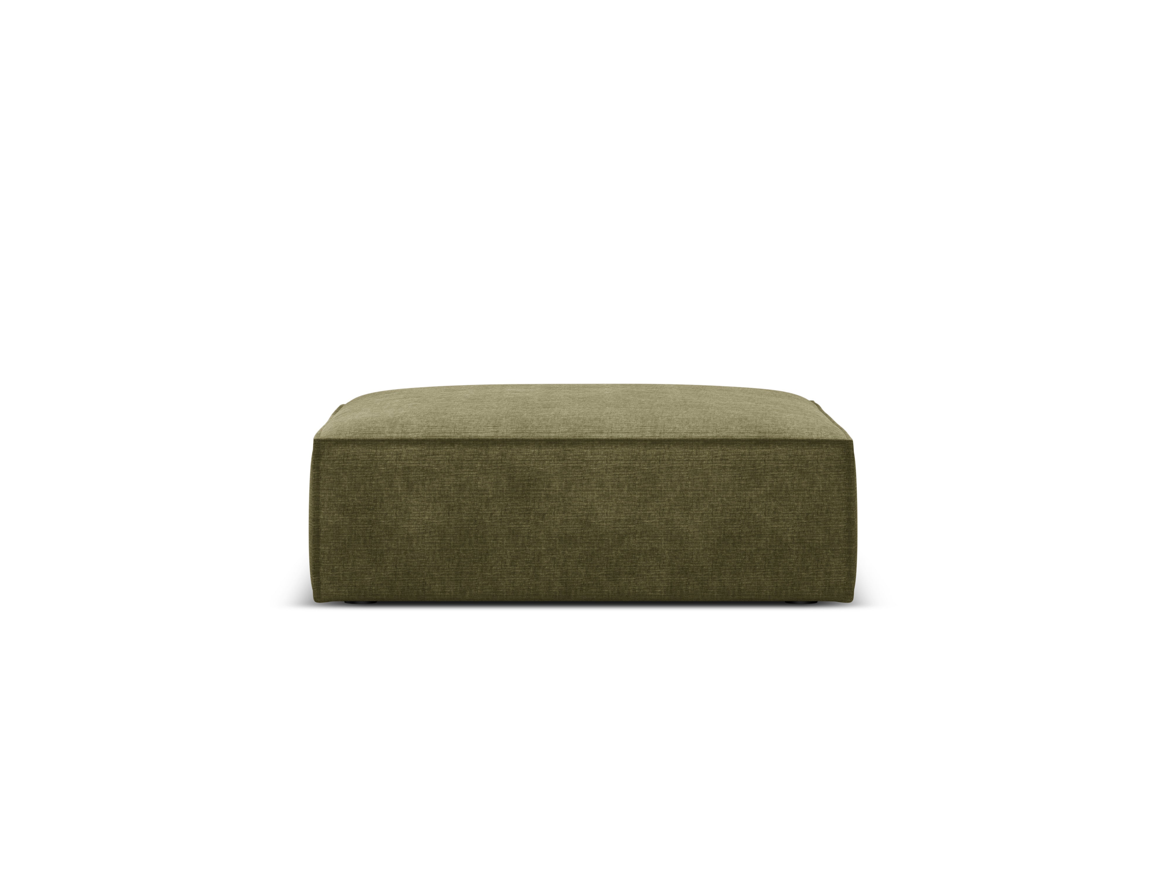 Pouf in the szenil fabric of Vanda Zielony