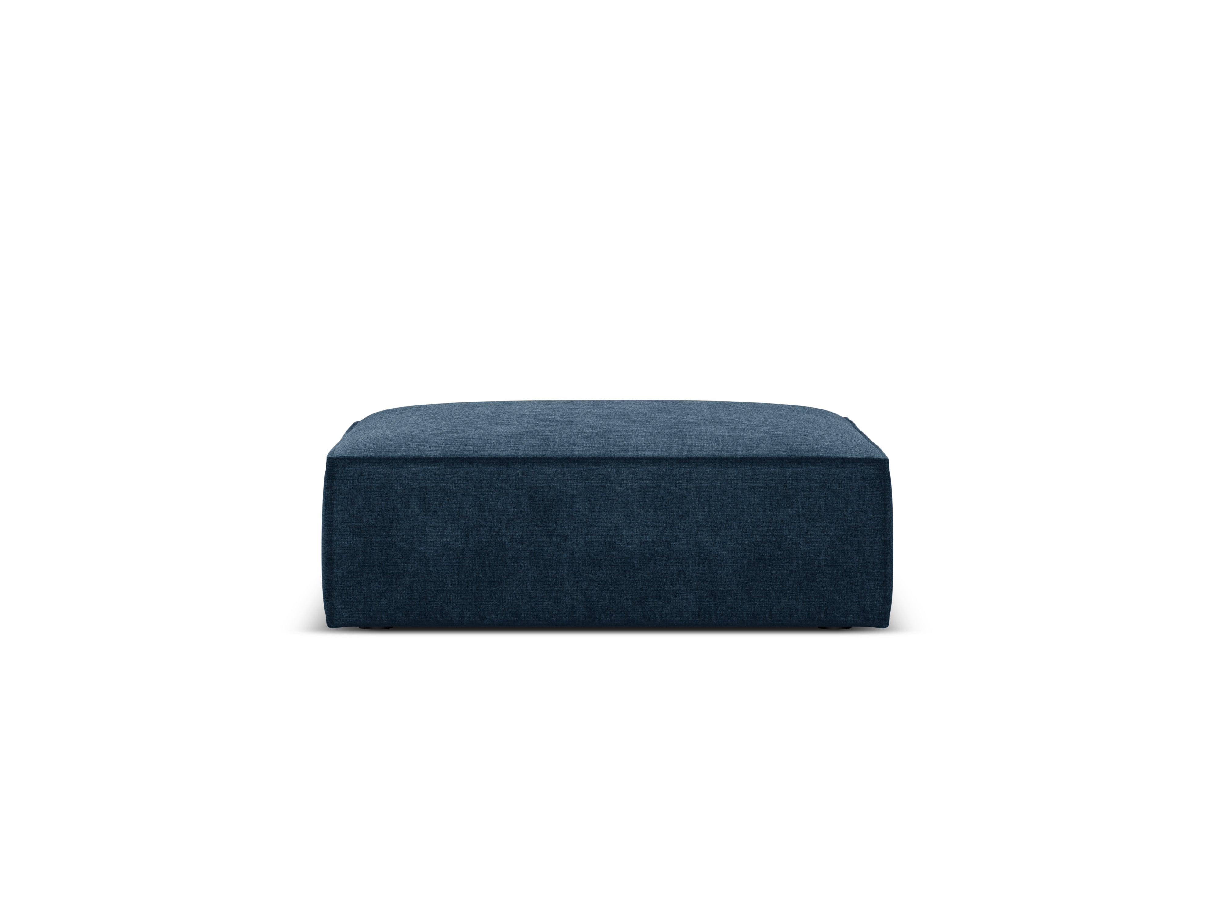 Pouf in the szenil fabric of Vanda Royal Granat