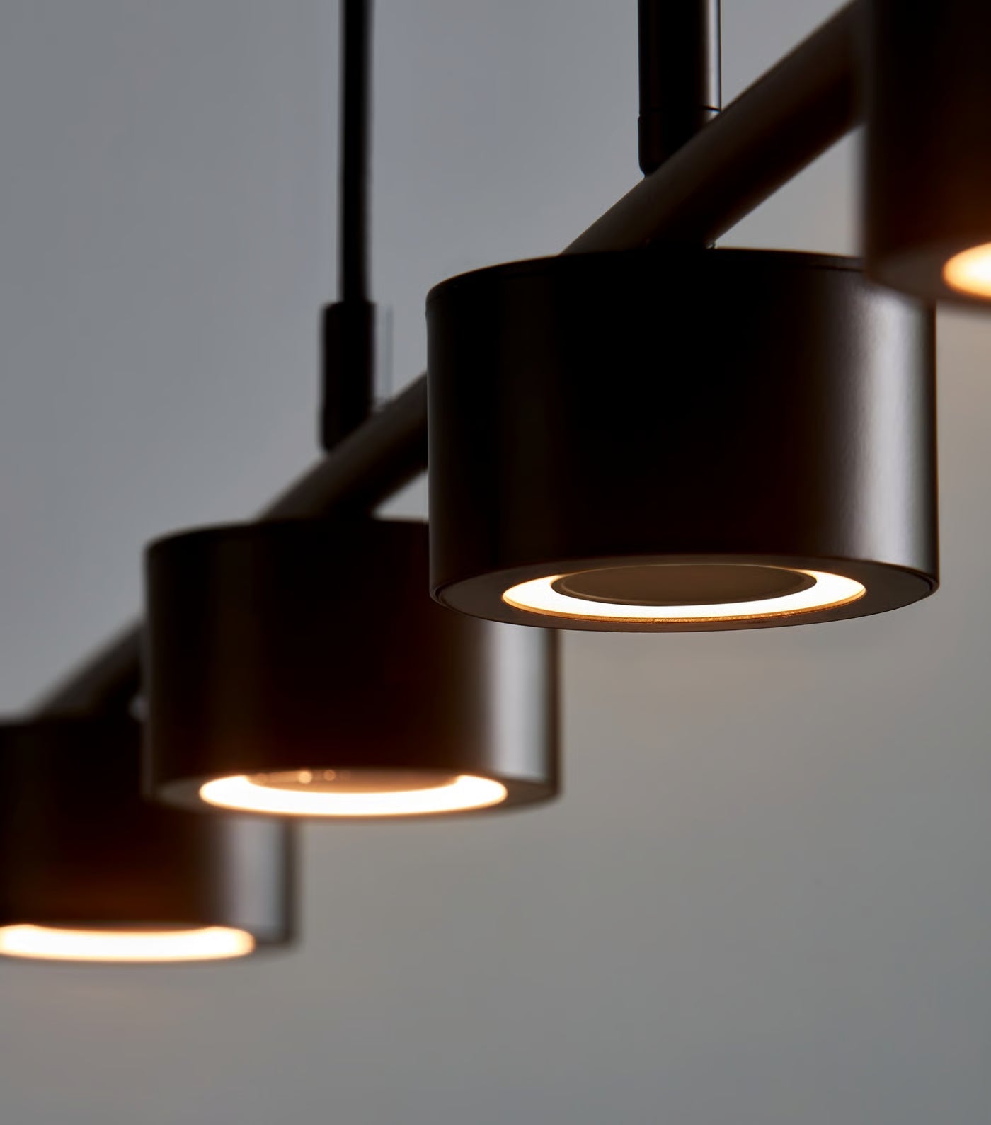 Clyde quatro black hanging lamp