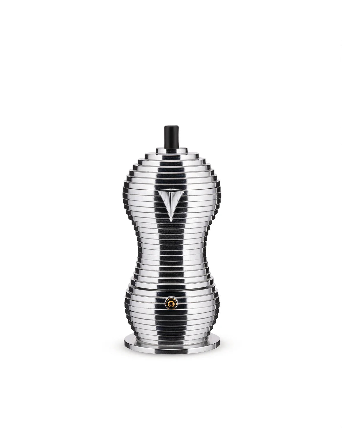 Pulcry coffee machine silver with black