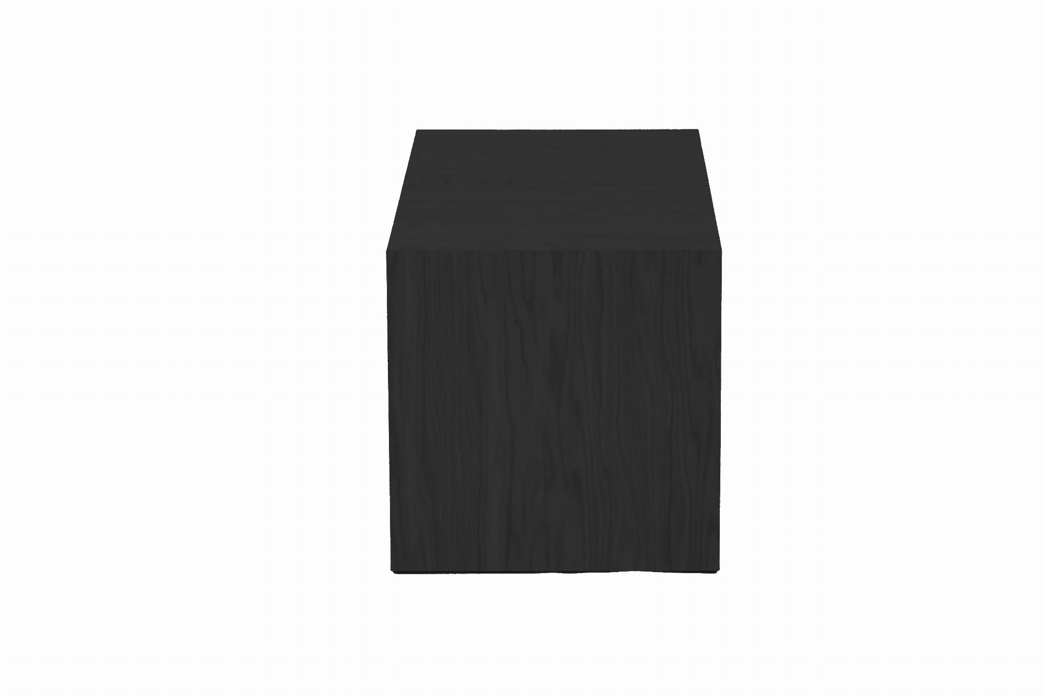 FIRKANT black coffee table oak veneer