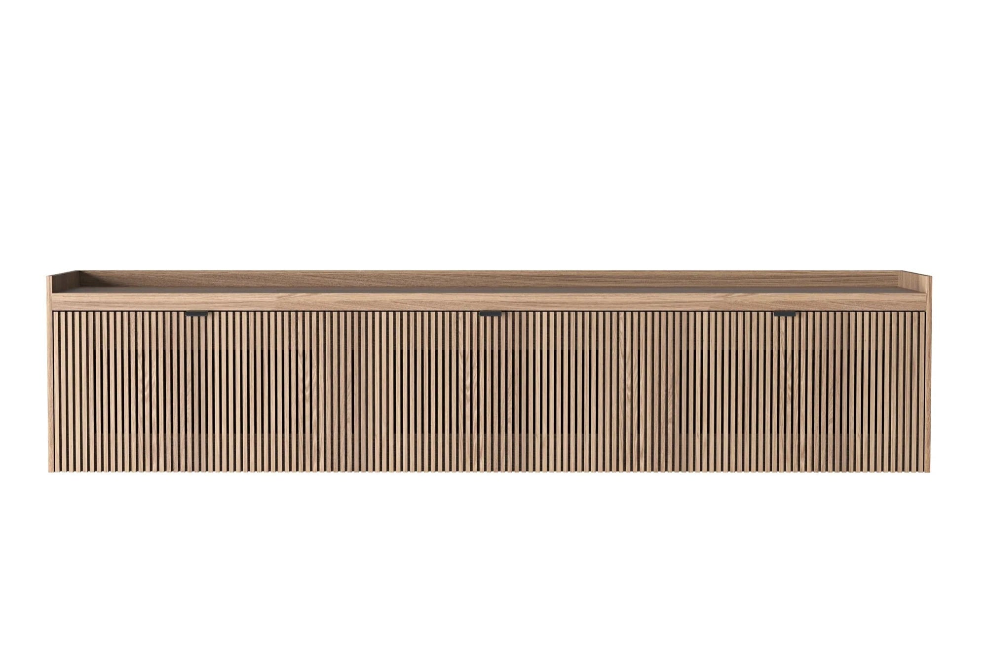 MEDA Wall-Mounted TV Cabinet Oak Wood