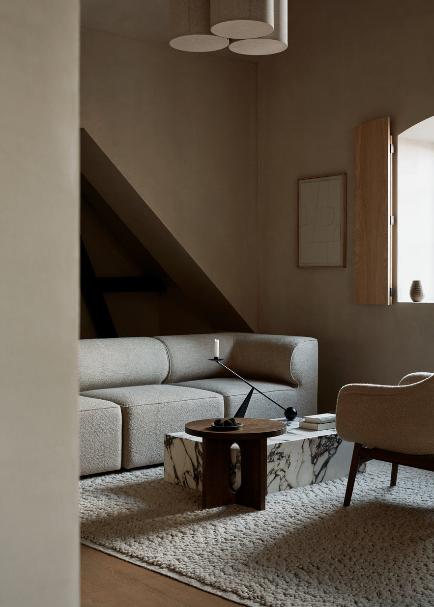 Świecznik INTERCONNECT brązowany mosiądz