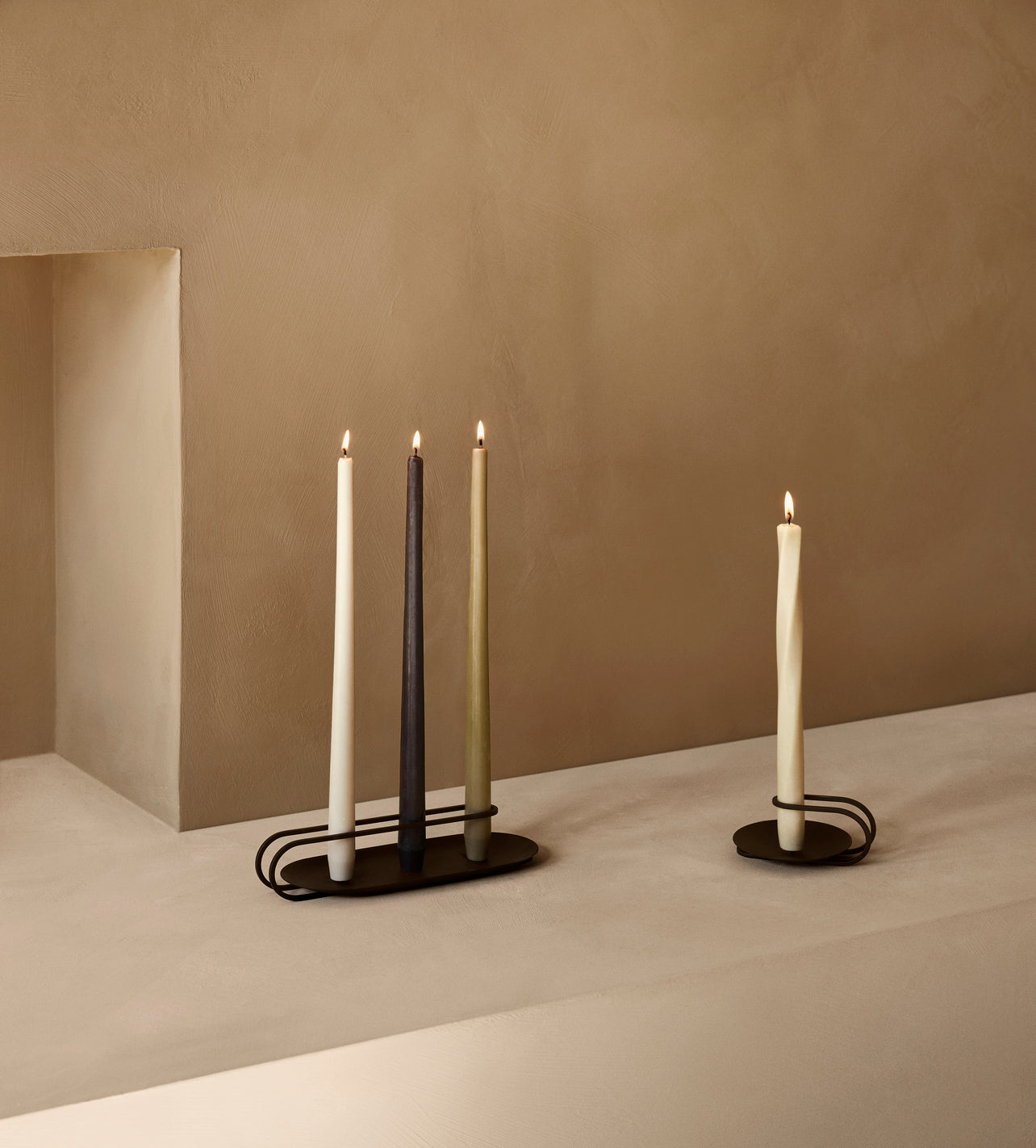 CLIP brass candlestick
