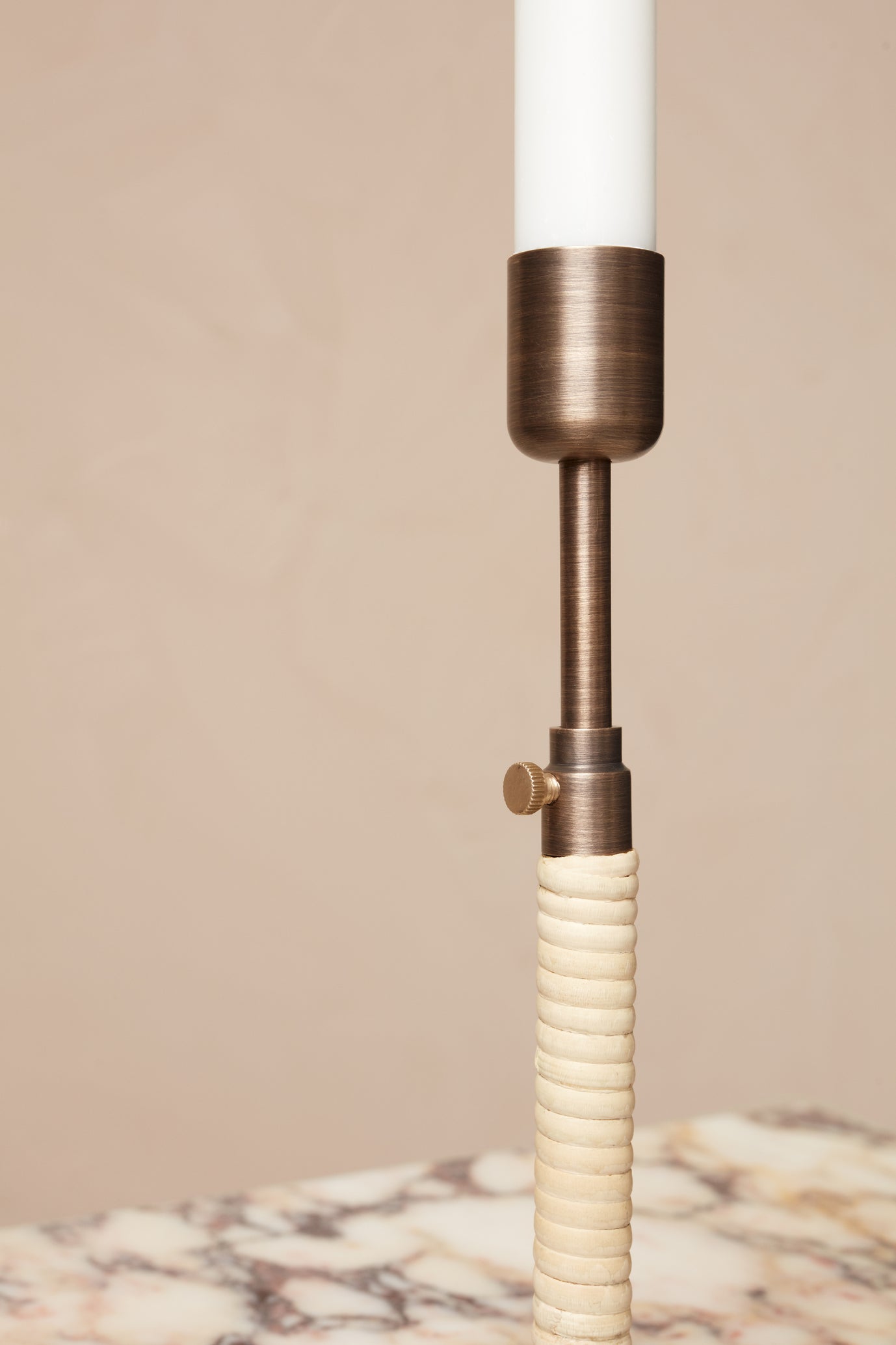 Kerzenhalter DUCA brüniertes Messing