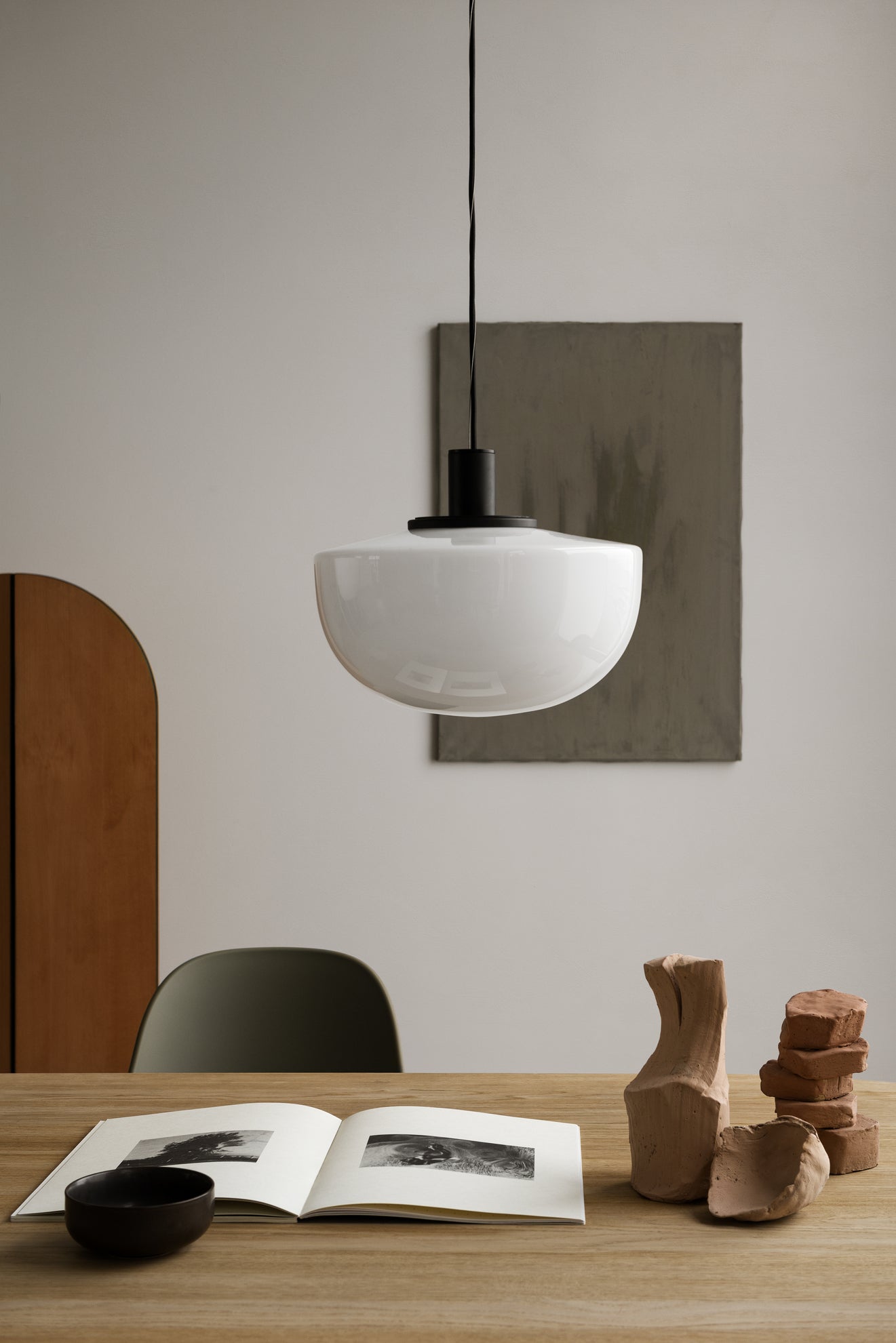BANK pendant lamp smoked glass