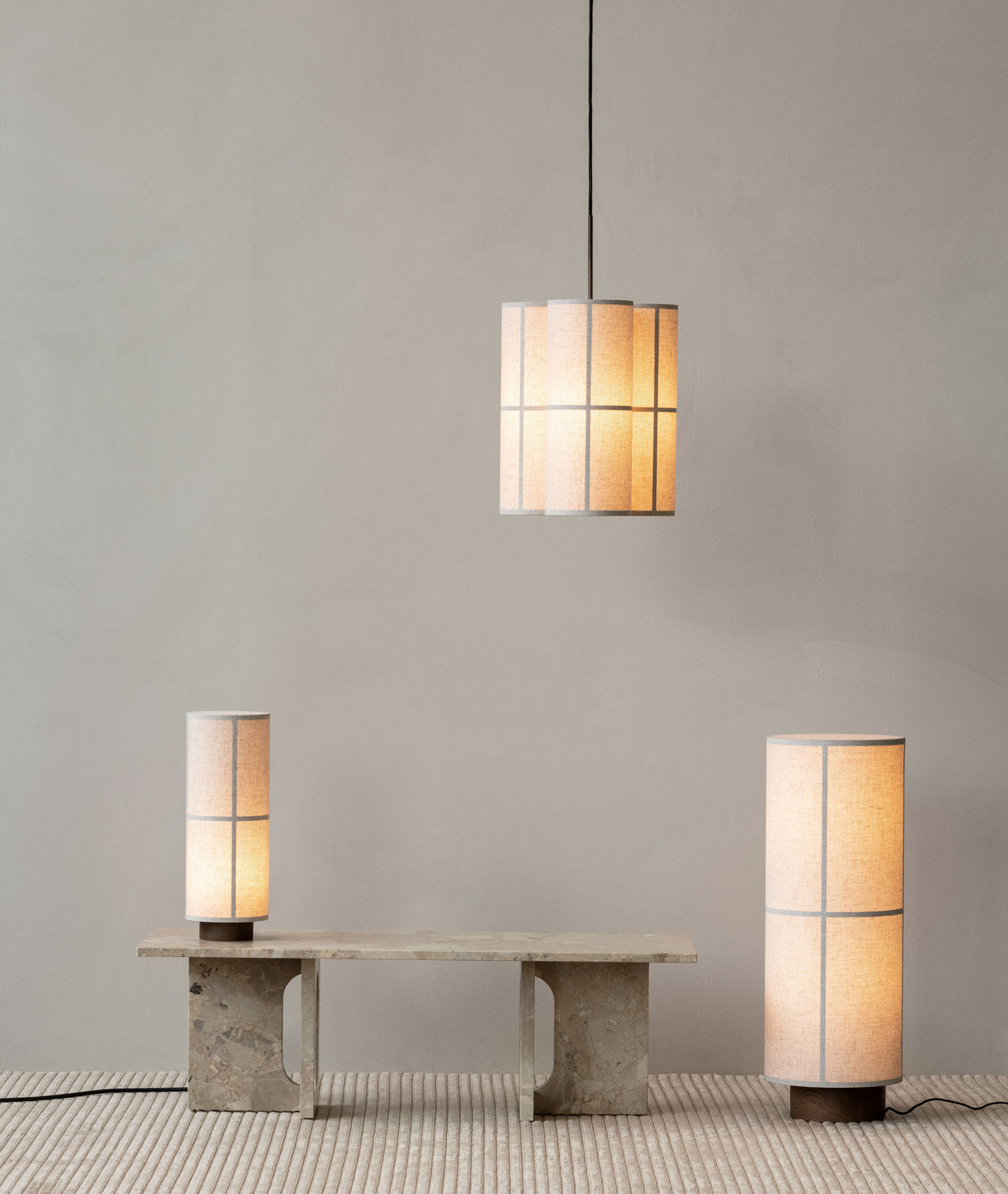 ANDROGYNE coffee table beige marble