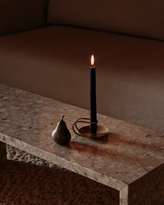 CLIP brass candlestick