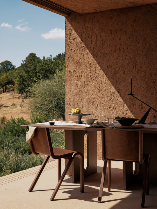 Świecznik INTERCONNECT brązowany mosiądz