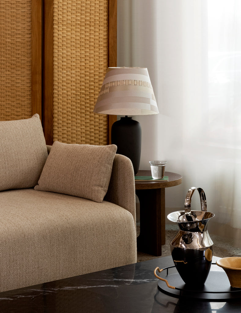 Couchtisch PLINTH schwarzer Marmor