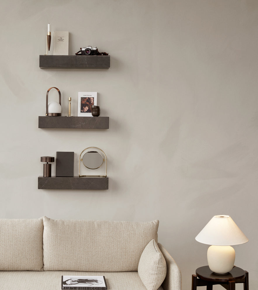 PLINTH Hanging Shelf Sandstone