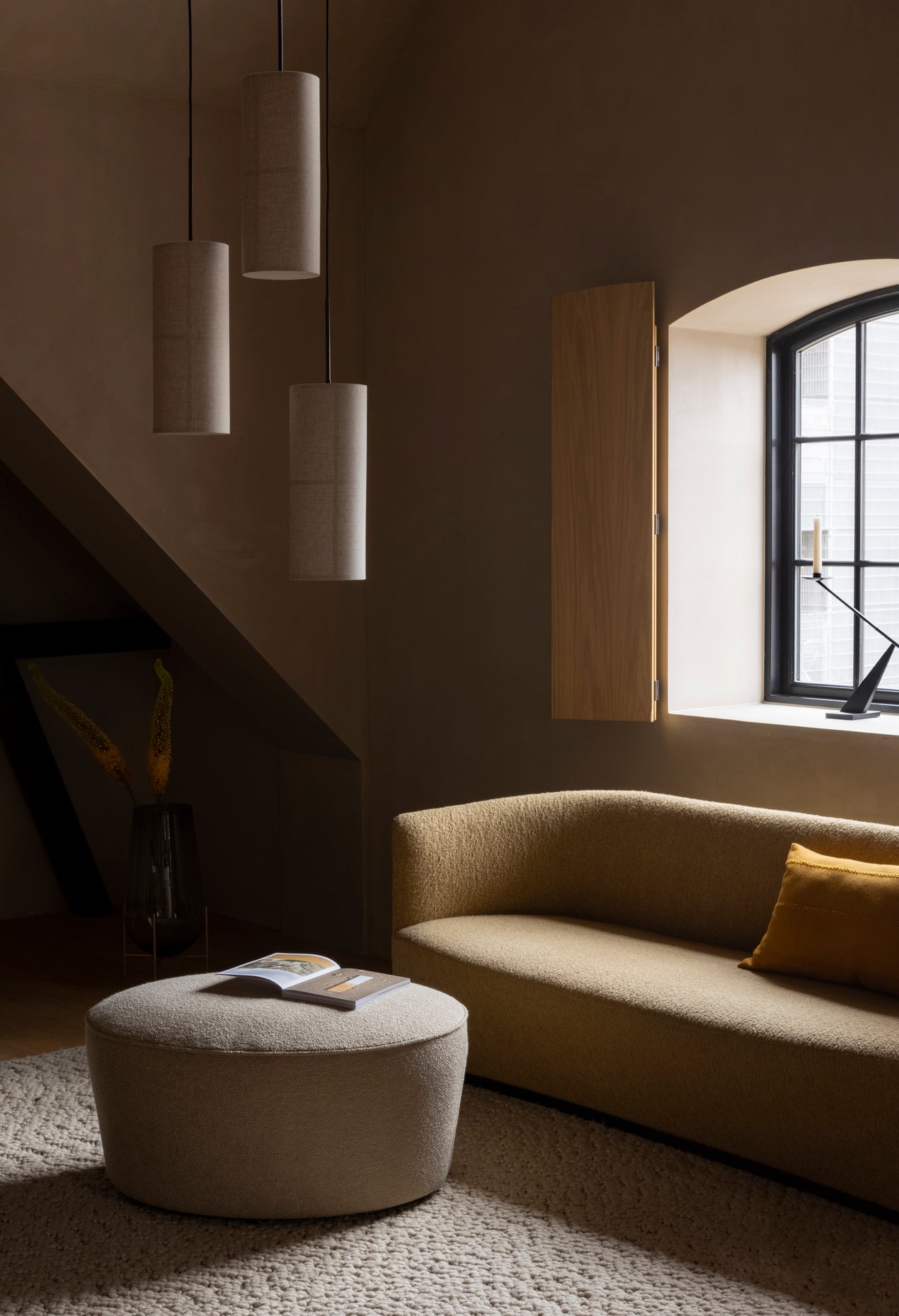 TEAROOM mustard sofa