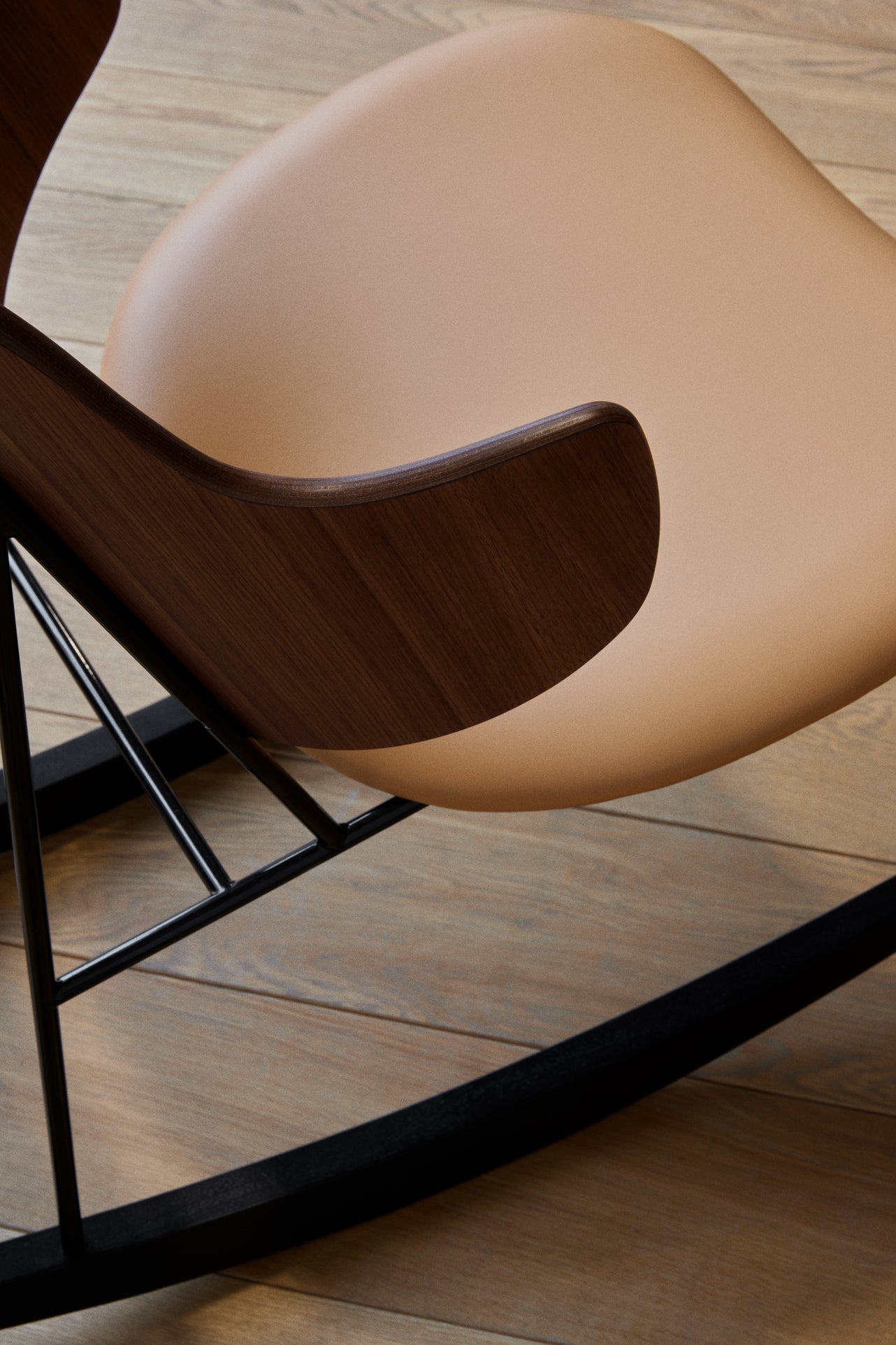 Schaukelstuhl PENGUIN beige