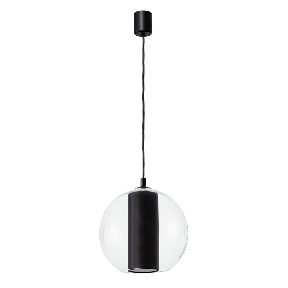 MERIDA pendant lamp black with black finish