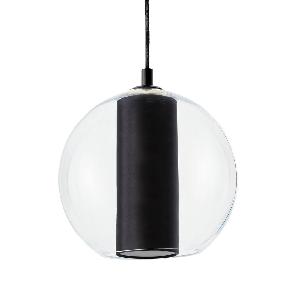 MERIDA pendant lamp black with black finish