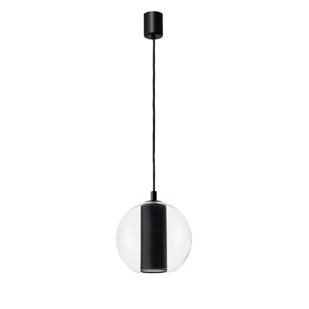 MERIDA pendant lamp black with black finish