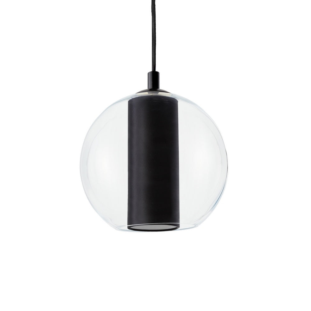 MERIDA pendant lamp black with black finish