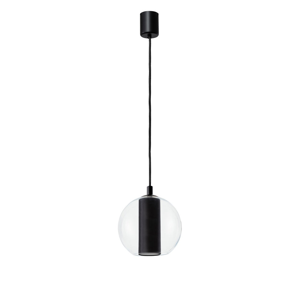 MERIDA pendant lamp black with black finish