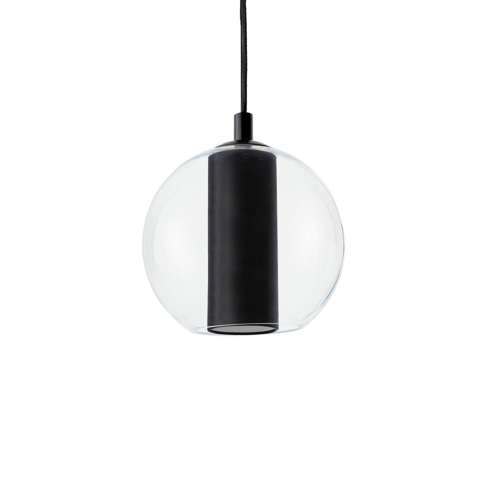 MERIDA pendant lamp black with black finish