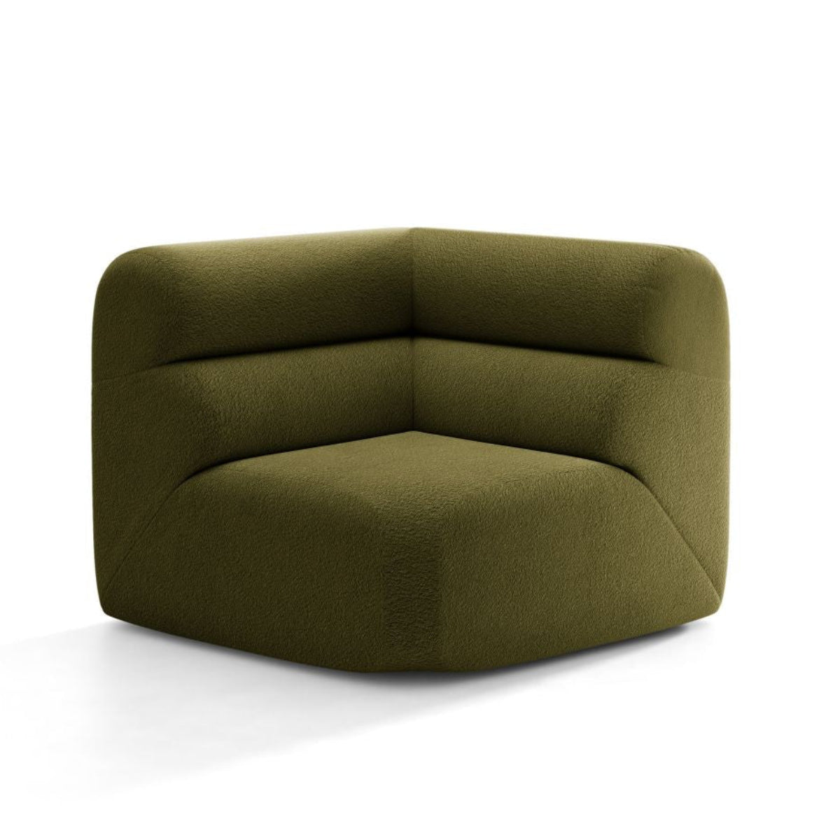 NEO Modular Sofa - Olive Boucle Corner Module