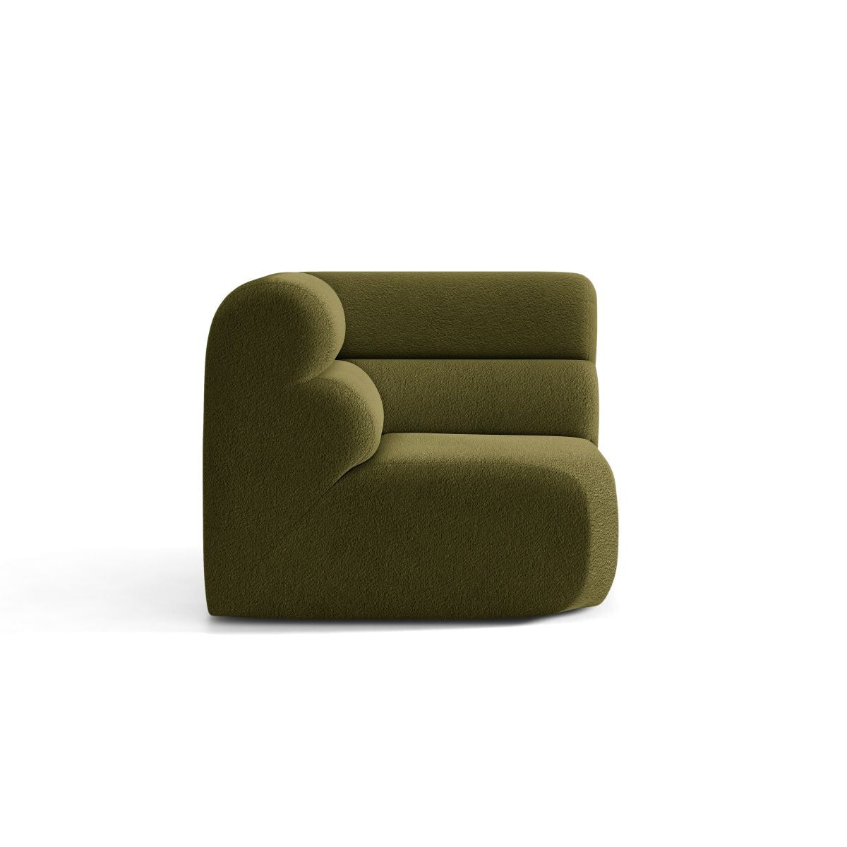 NEO Modular Sofa - Olive Boucle Corner Module