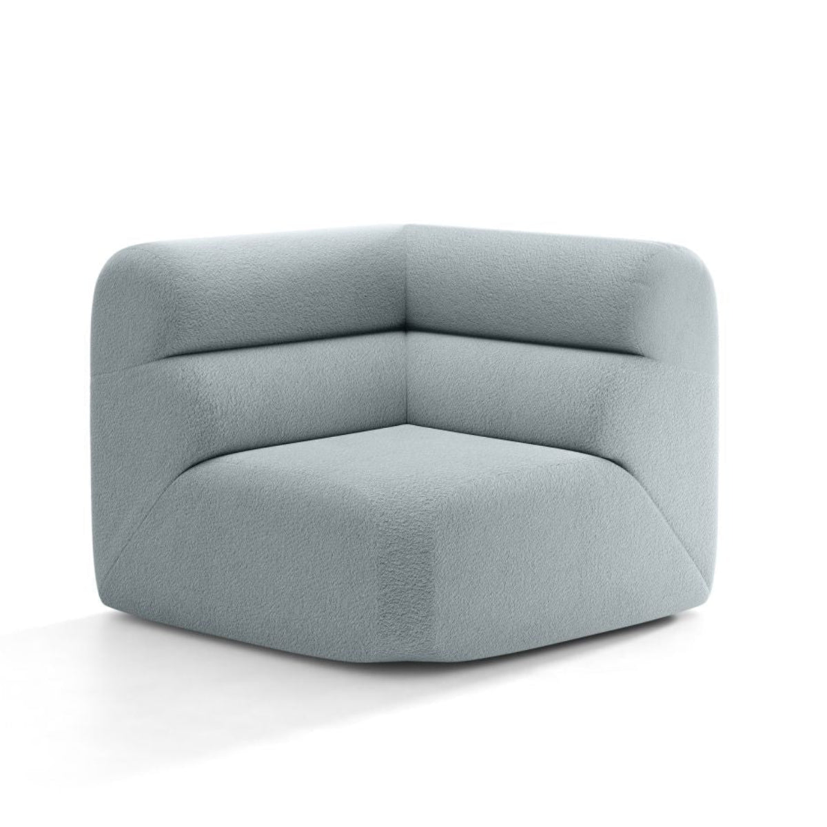 NEO Modular Sofa - Blue Boucle Corner Module