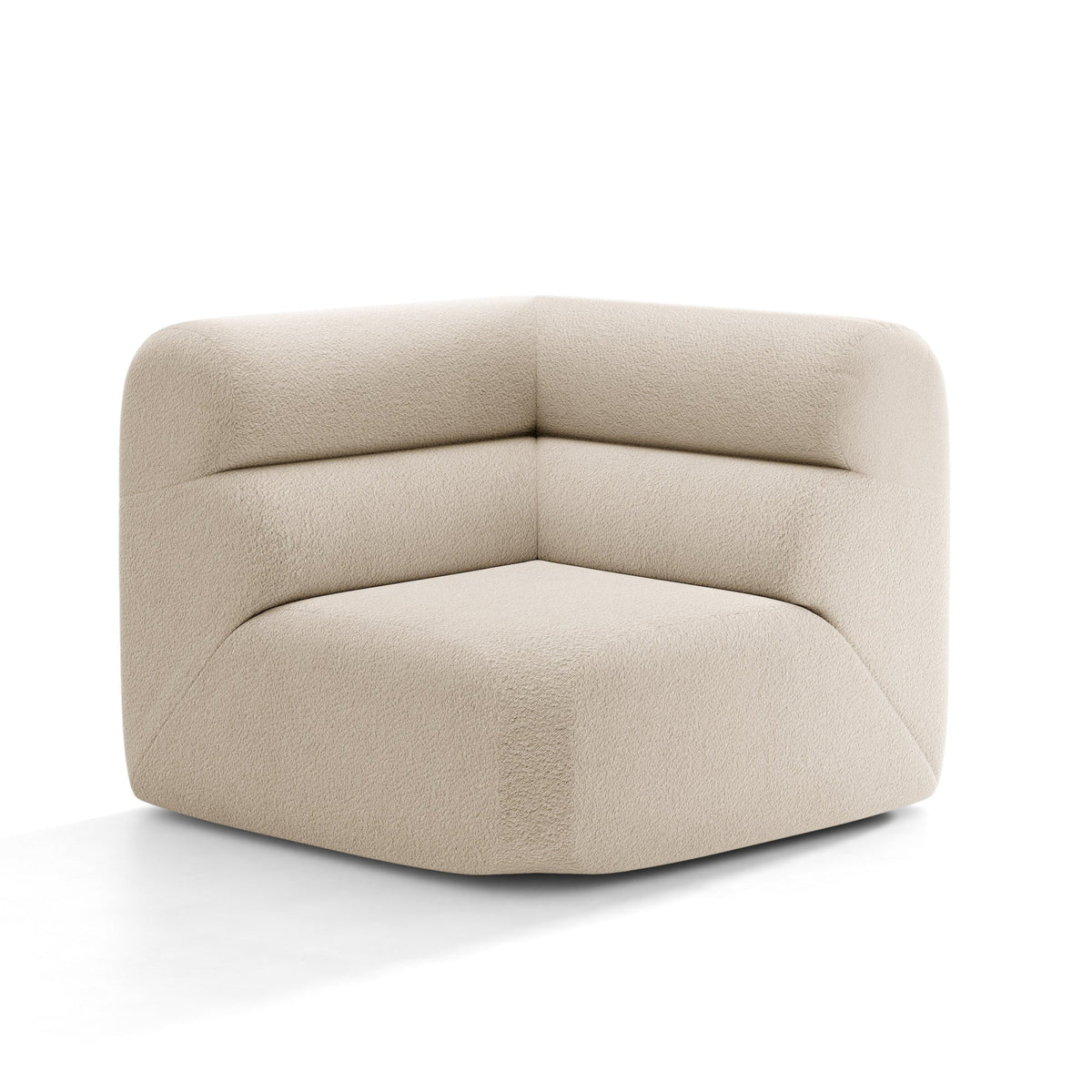 NEO Modular Sofa - Beige Boucle Corner Module