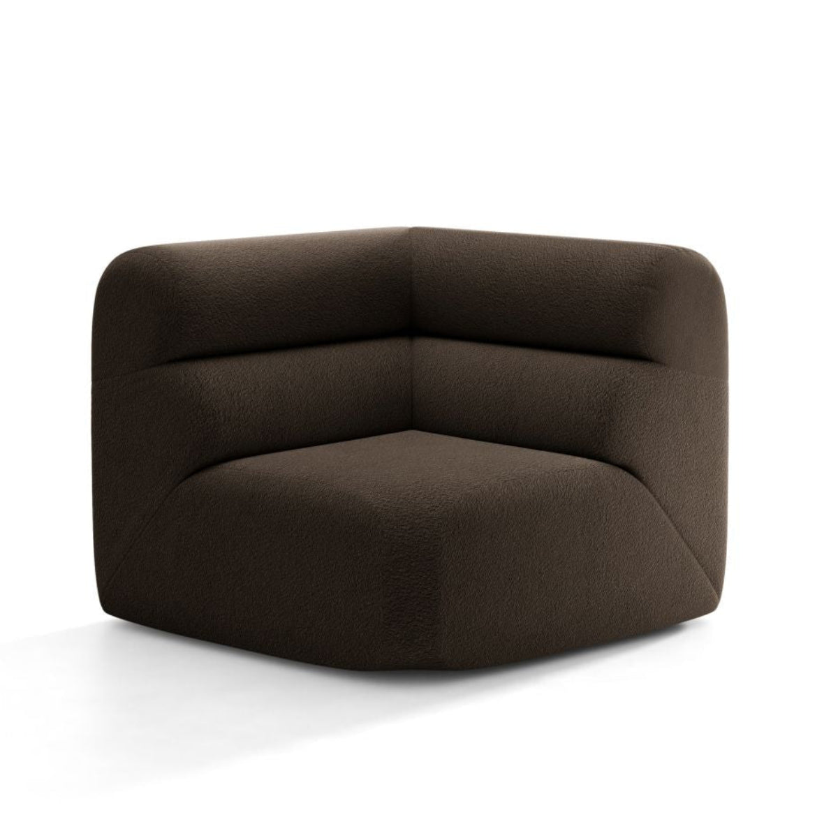 NEO Modular Sofa - Brown Boucle Corner Module