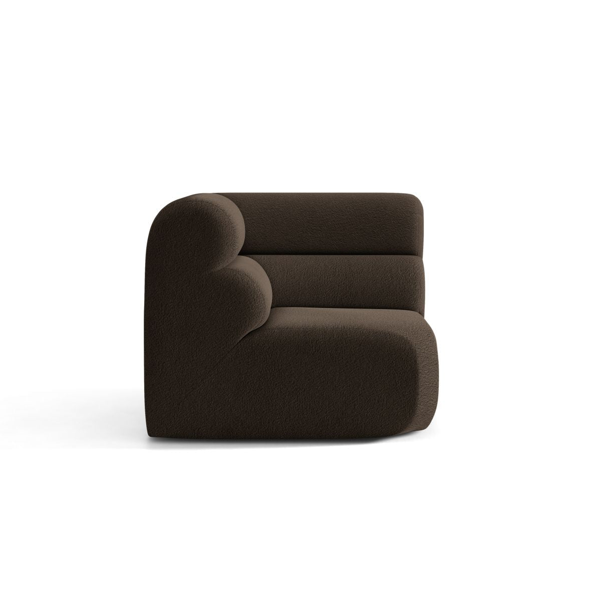 NEO Modular Sofa - Brown Boucle Corner Module