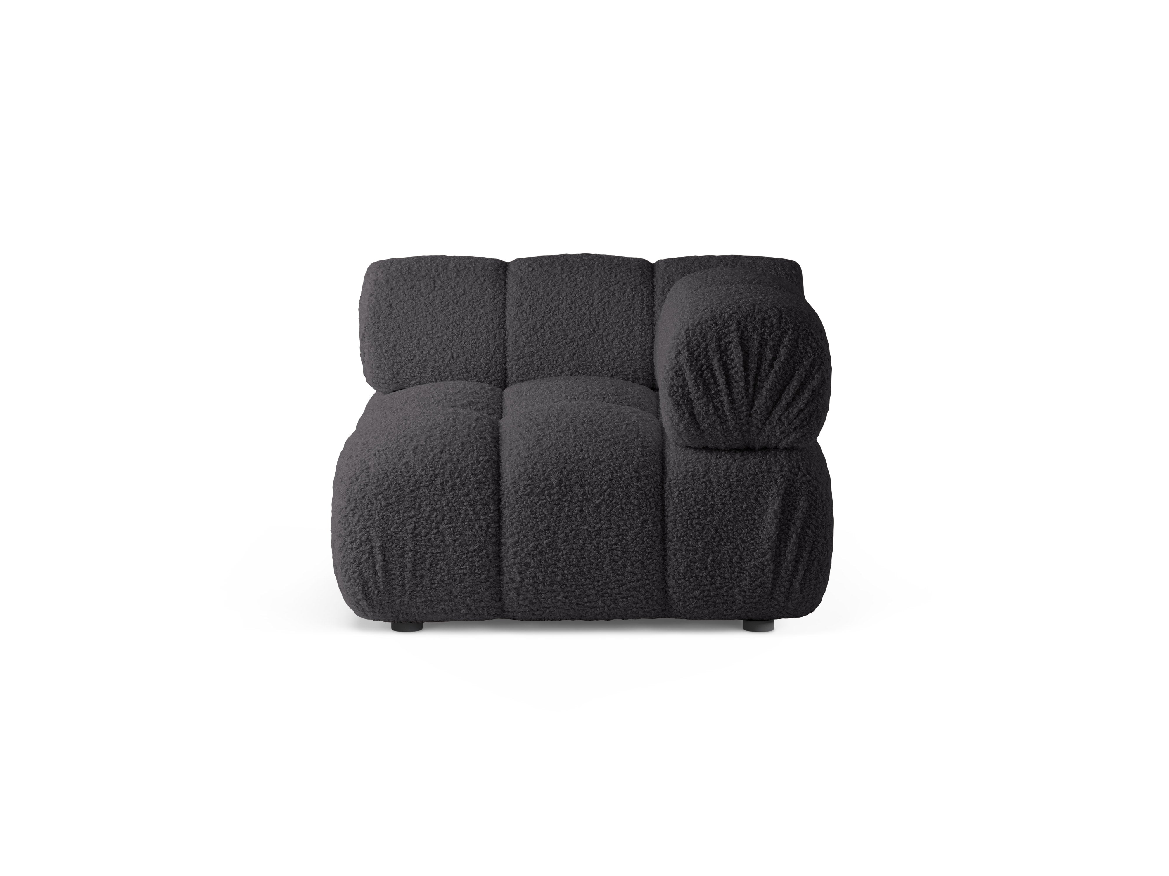 BELLIS Modular Sofa - Graphite Boucle Corner Module
