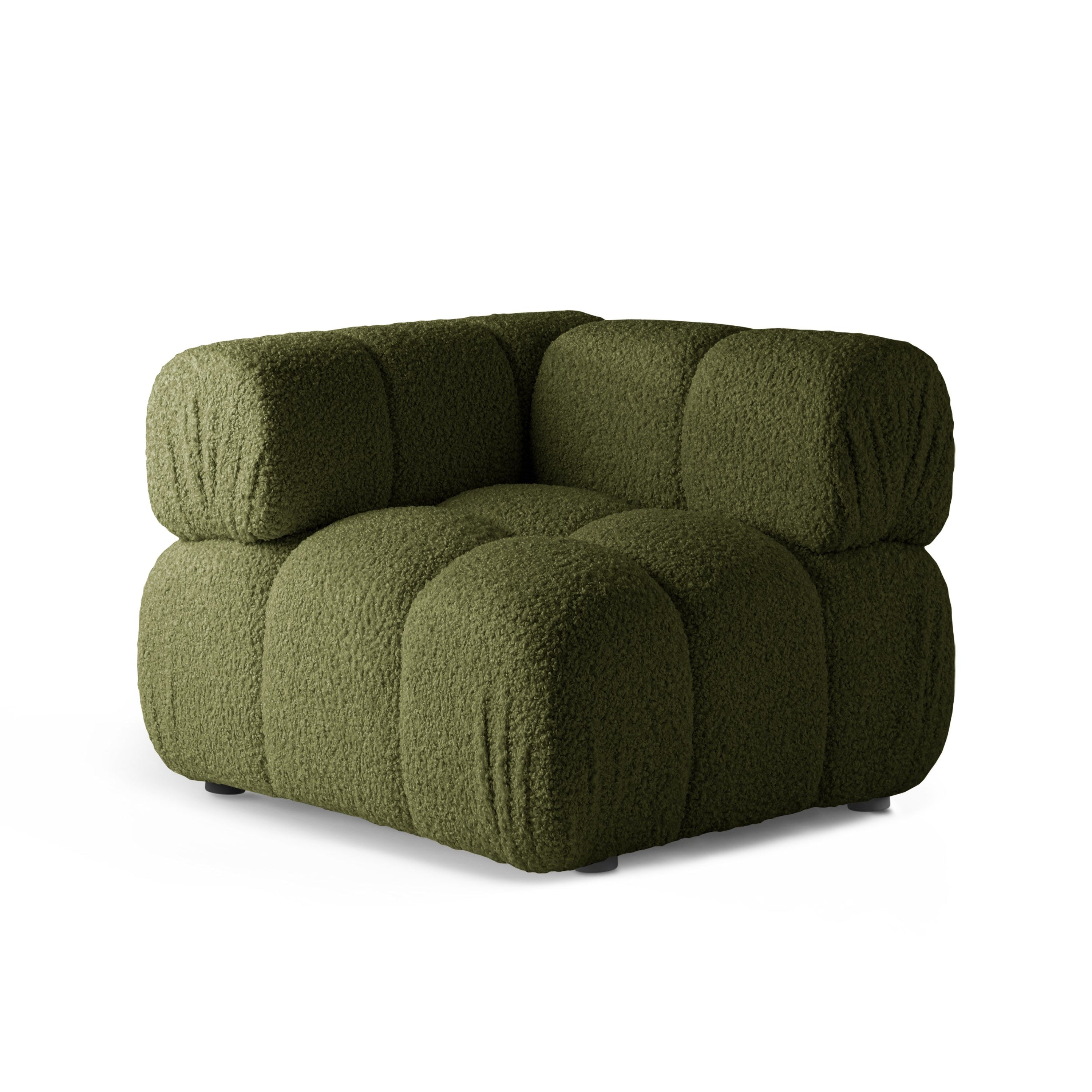 BELLIS Modular Sofa - Green Boucle Corner Module
