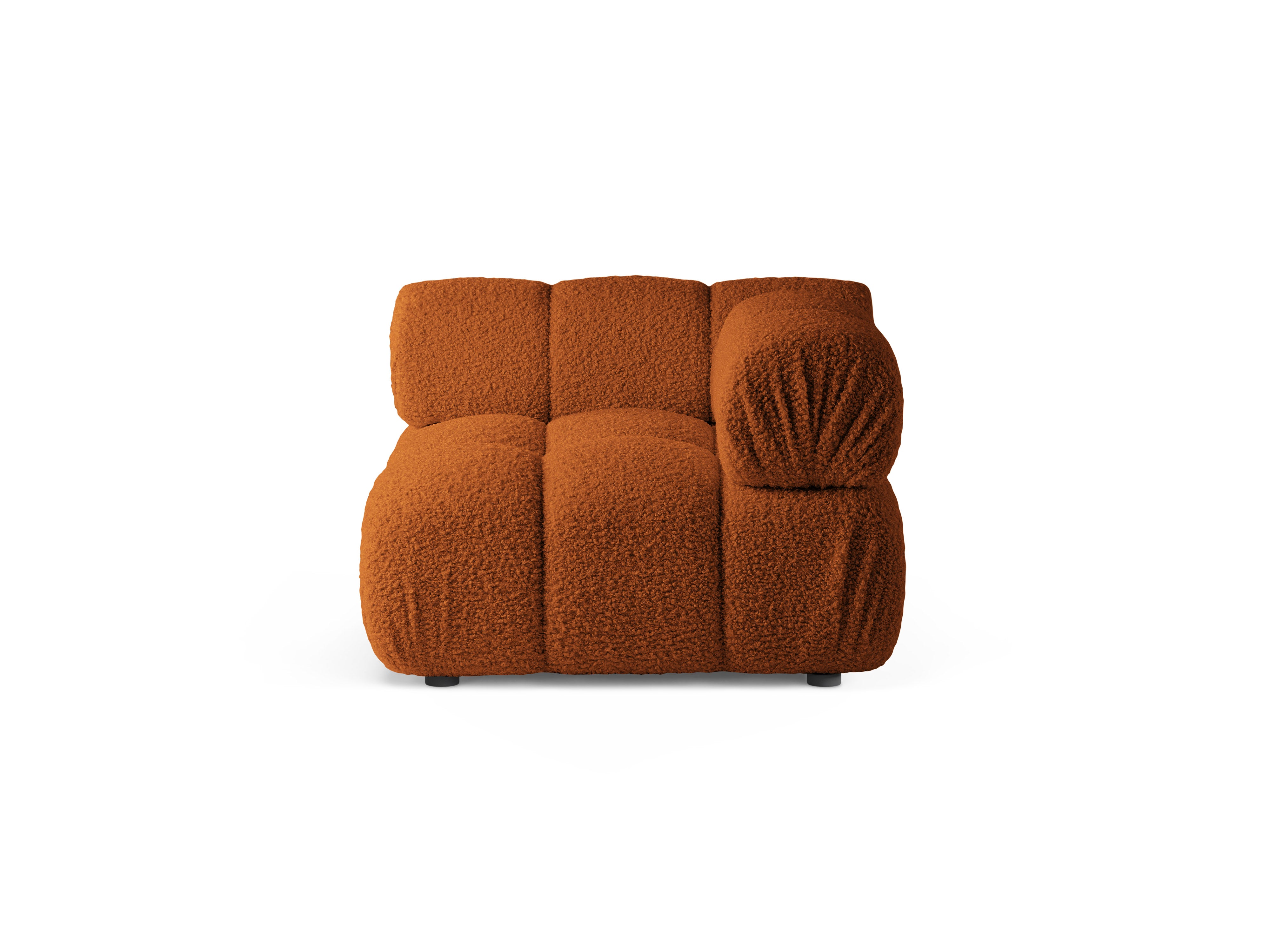BELLIS Modular Sofa - Corner Module in Brick Boucle